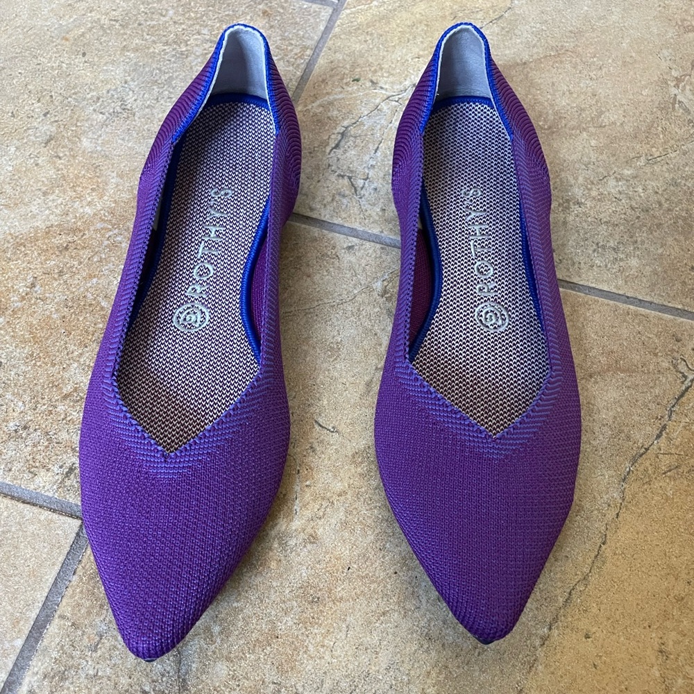 Rothy’s Violet Points Size 9